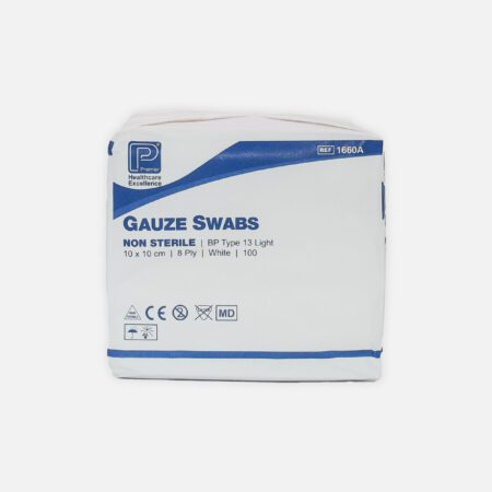 Gauze Swabs Non-Sterile BP 10x10cm 8 ply (Pack of 100)