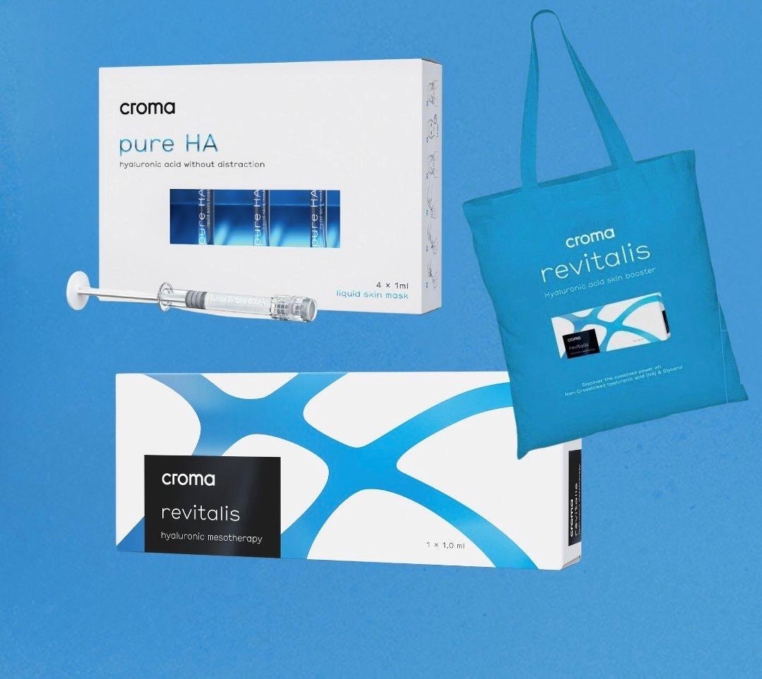 Croma Revitalis x 3 & 1 Free Box of Pura HA Liquid Skin Mask