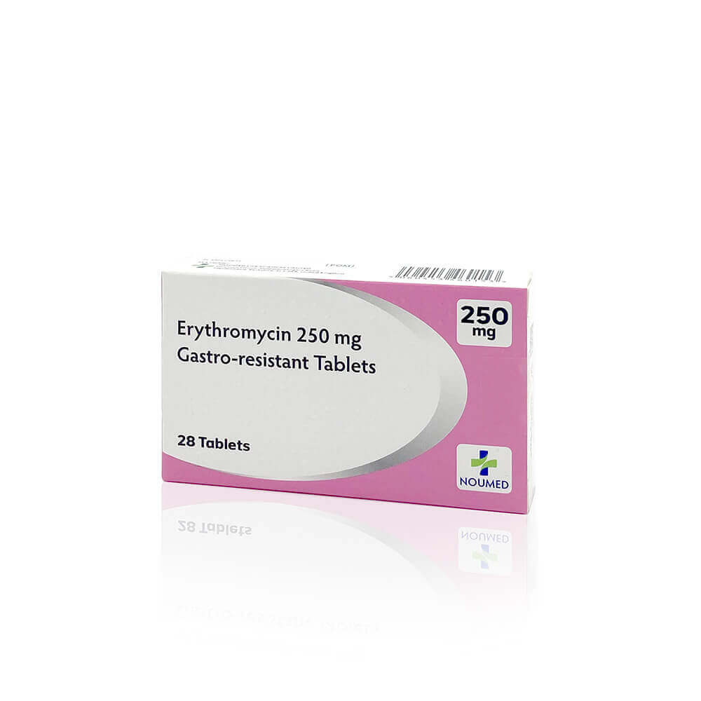 Erythromycin 250mg (28x Tablets)