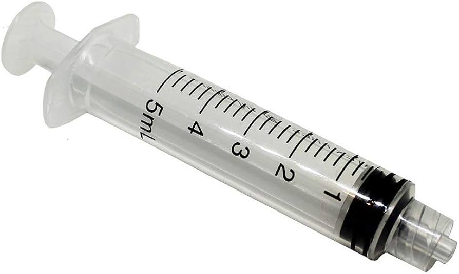 Luer Lock Syringe 5ml (Box of 100)