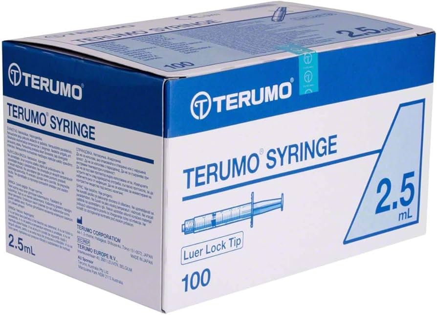 Terumo Luer Lock Syringes 2.5ml (Box of 100)
